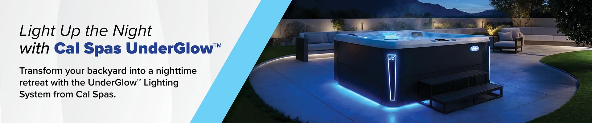 Calspas hot tub being used in a family setting - Carrollton